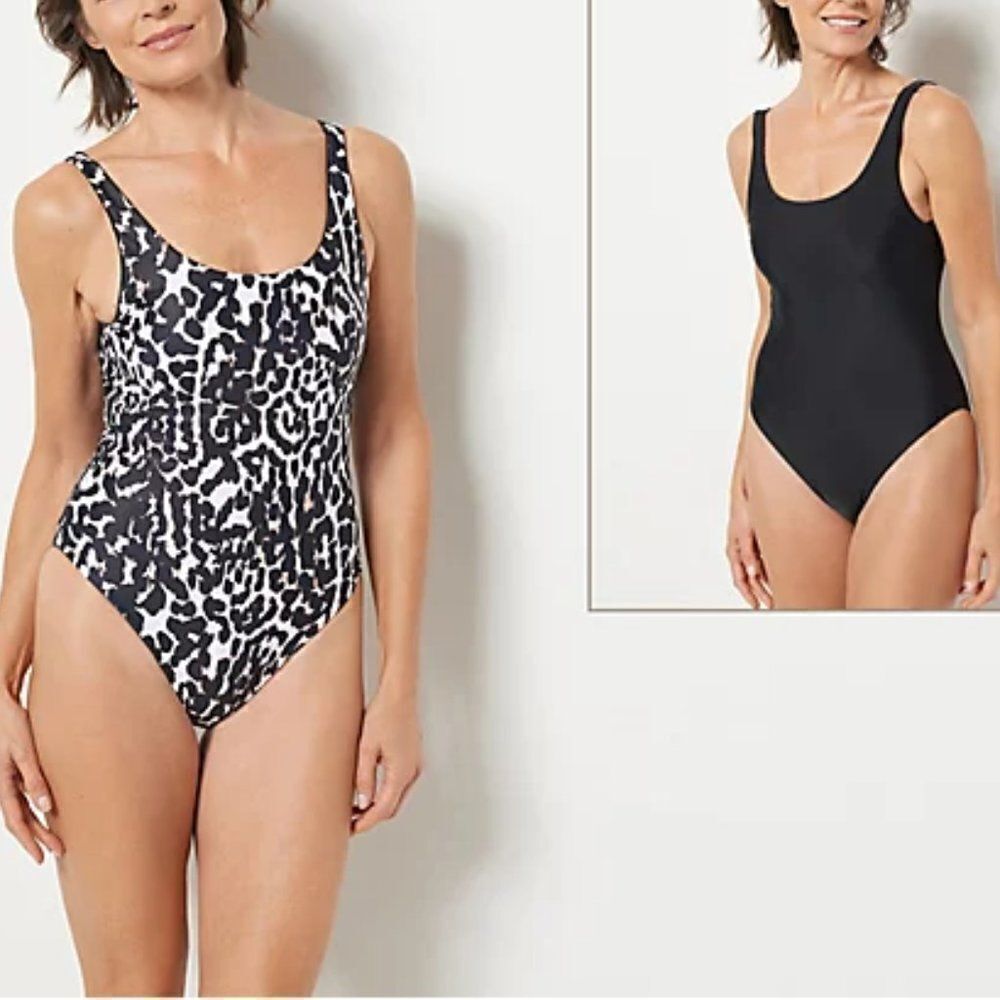 Attitudes by Renee Reversible Bathing Suit